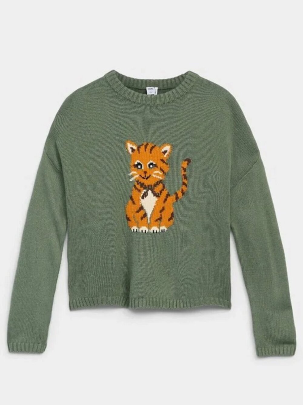 NWT Picture jacquard sweater